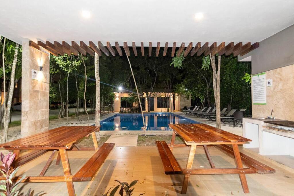Condo Residencial Selvanova VIII Playa del Carmen Buitenkant foto